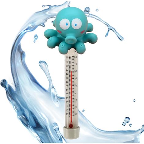 Thermomètre Piscine Flottant, Thermomètre À Eau De Piscine De Dessin Animé, Pour Mesurer La Température De L'eau Dans La Piscine, Le Bain, Le Spa, La Natation Sauvage