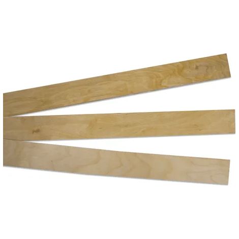 6pz Doga Doghe di Ricambio per Letto Singolo in Legno di Betulla 79.3x6.4x0.8 cm Curvate a Vapore