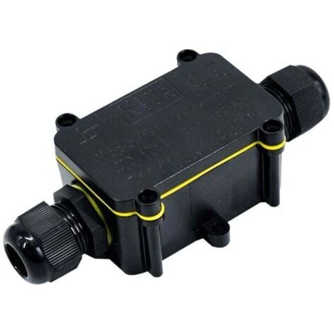 Pair 2-teilige IP68 wasserdichte Anschlussdose, wasserdichte Anschlussdose für den Außenbereich, 2-Wege-Kabelverbinder für Kabel mit Ø5-9 mm und Ø9-12 mm Durchmesser