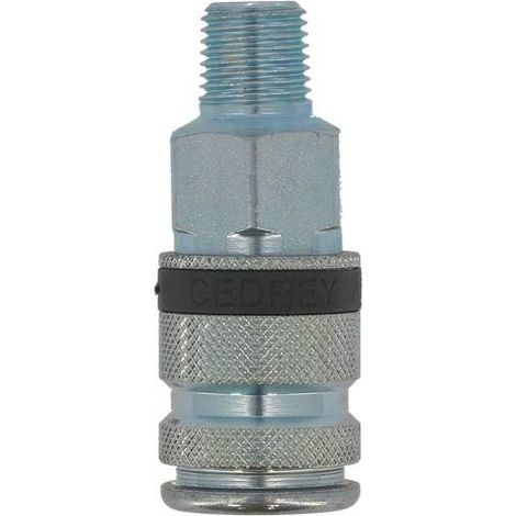 COUPLEUR FILETE MALE 1/2'' TYPE US MIL  CEDREY