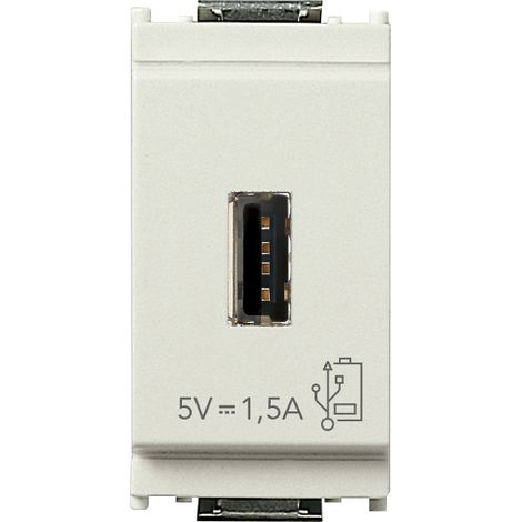 VIMAR - 16292.B USB-Netzteil 5V 1,5A 1M Weiß