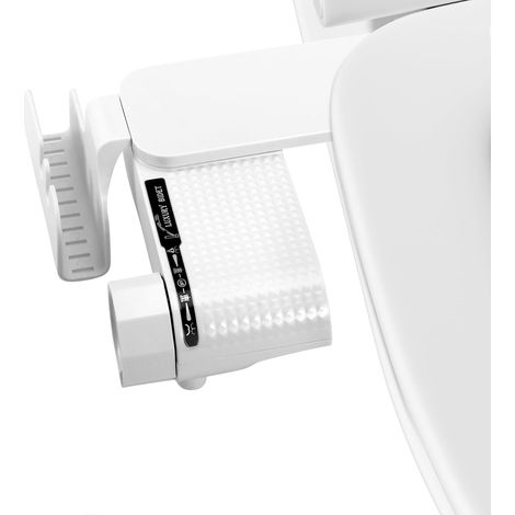 chasse d'eau pour bidet, toilettes de style japonais, kit de siège de toilette, pulvérisateur de bidet autonettoyant avec doubles buses (1/5)