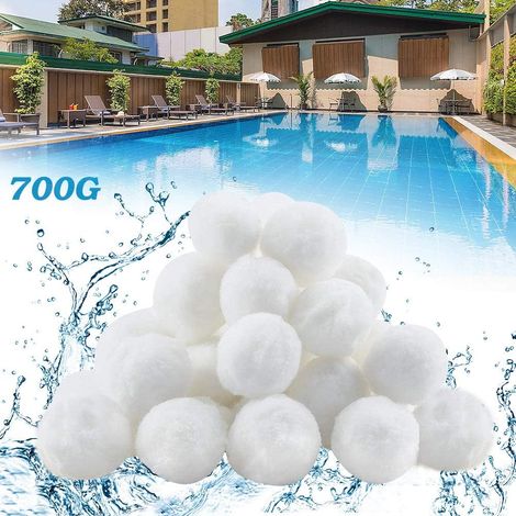 Filtre Balls 700 g remplace 25 kg de sable filtrant, balles filtrantes pour piscine, pompe de filtration, filtre à sable d'aquarium.（700g）
