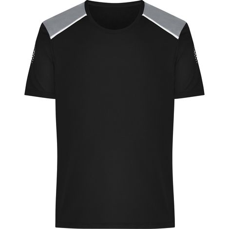 James & Nicholson Running T-Shirt Herren JN1384 Gr. S black