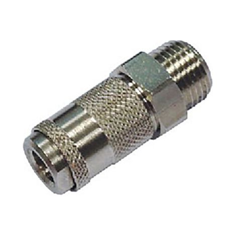 Coupleur d'air RS PRO, Filetage vers Femelle M5 Mâle M5 en Laiton ( Prix pour Sachet de 2 )
