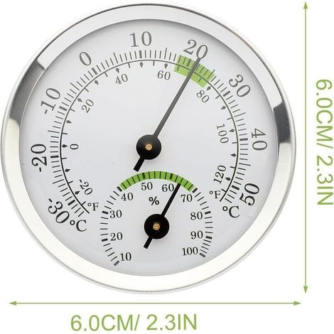 Hygromètre-Thermomètre Intérieur Précis avec Écran LCD, Capteur d’Humidité et Température pour Maison, Garage, Serre ou Cave à Vin (1/4)