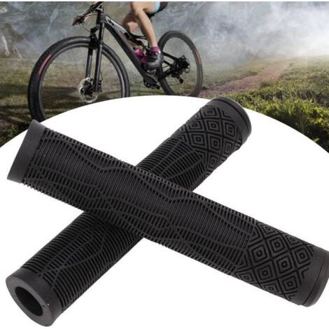 Support de guidon en caoutchouc de 22,2 mm, support rembourré pour VTT, noir, 1 paire (1/4)