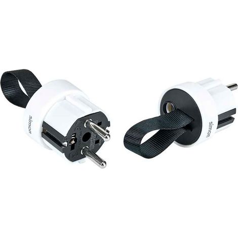 Extra-Steckdose 2p+tt Schuko Vorne Auslass 16 A 250 V Leicht Entfernen Weiß
