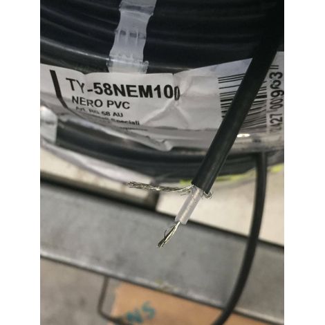 Por metro cable coaxial especial para radiofrecuencia rg58 50ohm ty-58neb500