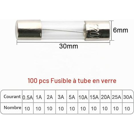Fusibili a cartuccia con tubo in ceramica 16A 250V 6x25mm fusibile a intervento rapido per amplificatore, lampade a risparmio energetico e reattori