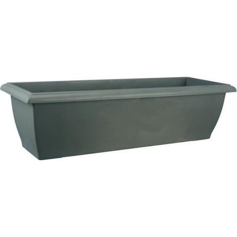 RIVIERA Maceta Grande Evolution 69cm - Capacidad 18l - Gris