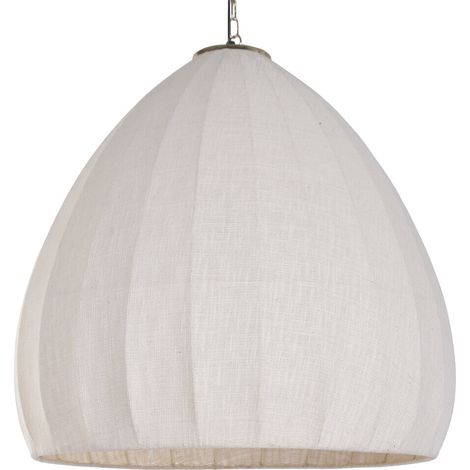 Lampara Techo Algodon Hierro 76X76X79 Natural (1/5)