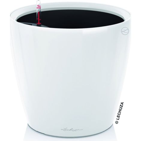 LECHUZA® Pflanzgefäße CLASSICO Premium LS 21 Weiß hochglänzend All-in-One