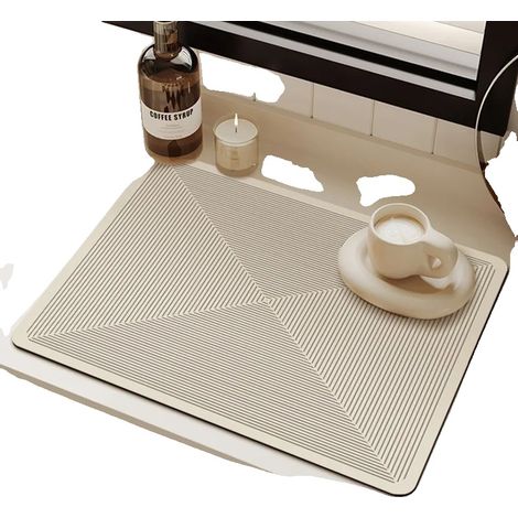 Tappetino asciugabiancheria in diatomite, super assorbente, antiscivolo, 12 pezzi, 40x50 cm (1/2)