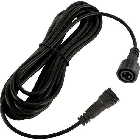 Câble d'extension étanche IP65 pour projecteurs solaires, lampes à piquet de jardin, rubans LED (5 m, 2 broches) (1/4)