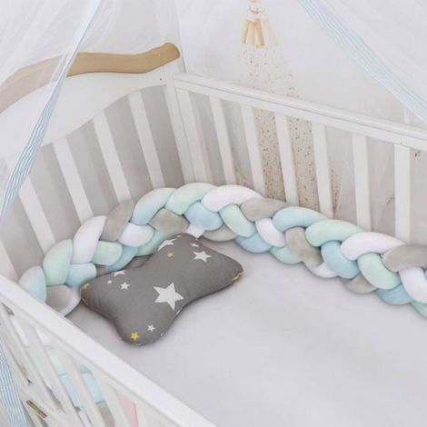 Tour De Lit Bebe - Protection Latérale Pour Lit Enfant - Compatible Avec Lits Standards - 1 Pièce (1/4)