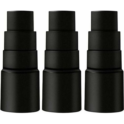 Adaptateurs pour tuyau d'aspirateur (lot de 3) - Compatibles avec Kärcher, Bosch, Parkside, Makita, Metabo et Black & Decker
