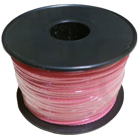 Drisse polypropylène fluo anti-UV - 1.5 mm - rose fluo - bobine de 100 m - CORDERIES TOURNONAISES