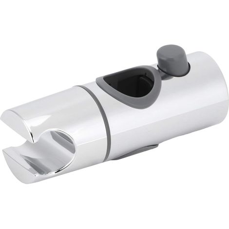 Support de pommeau de douche réglable pour barre de douche coulissante, support de pommeau de douche, fixation sur bras réglable en hauteur et en direction, coulissant de haut en bas pour barre de dou (1/5)