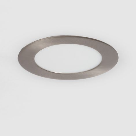 Placa LED 6W Circular SuperSlim Corte Ø 110 mm Silver 6000K Blanco Frío (1/5)