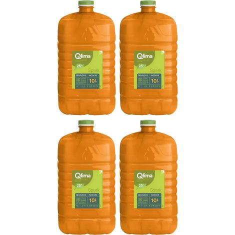 10L 4 Taniche Combustibile Liquido Puro Ecologico Inodore per Stufe