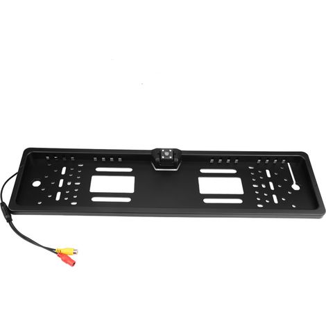 Europäischer Kfz-Kennzeichenhalter mit LED-Rückfahrkamera und Rückspiegel (1/5)
