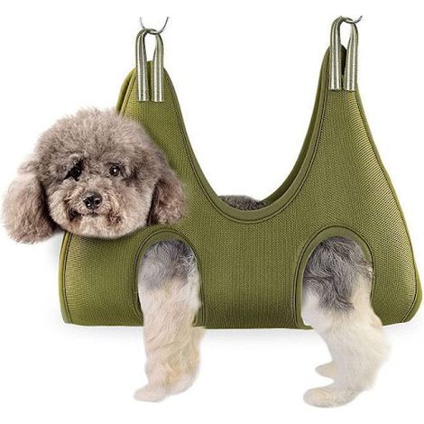 Filiyano – Sac de soins pour – Accessoires pour chiens Sac de soins pour chiens Hamac pour animaux de compagnie XS Vert XS Vert (1/5)