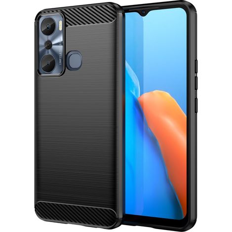 Schutzhülle für Infinix Hot 20i, Karbon, Schwarz (1/5)