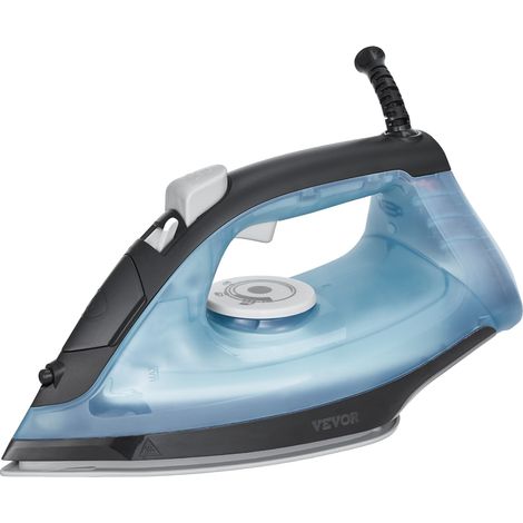 Plancha de vapor Vevor, 1600 W, suela de aleación de aluminio + PTFE, apagado automático, autolimpieza, cuatro ajustes de temperatura. (1/2)