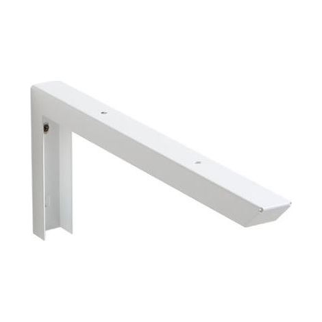 Support Pour Étagère De Salle De Bains Blanche En Métal De 20 X 49 Cm Valentina (1/4)