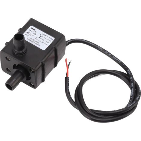 Jeffergarden 12V DC Bürstenloser Motor Mini-Tauchpumpe Wasserkühlung Geräuscharme Mikro-Kreiselpumpe für Landschaftsbrunnen (1/4)