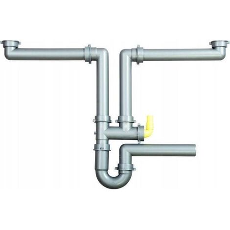 Siphon franke 0,42 m Polypropylen weiß Rohrförmig (1/2)