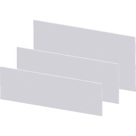 Strapubox Frontplatte Kunststoff 215x81x2 mm 3er Set