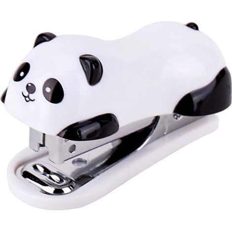 Agrafeuse panda porte-bonheur, fournitures scolaires et de bureau, cadeau d'anniversaire (1/5)