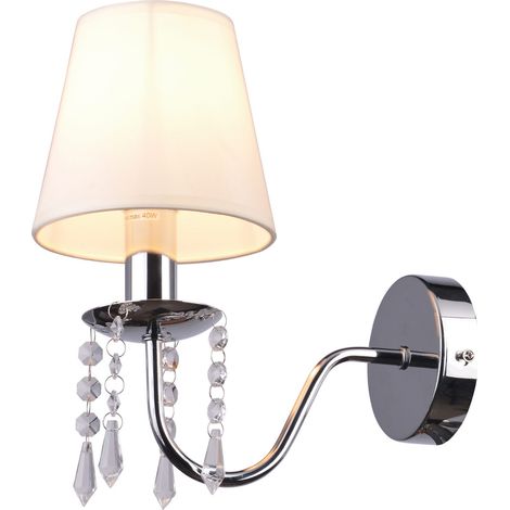 Applique Candellux Ruti 21-58706 E14 cromata cristalli (1/2)