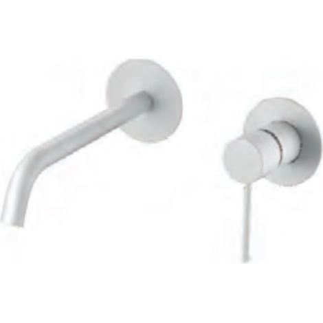 IMEX GLIS045/BL MILOS STICK Grifo de Lavabo Empotrado Blanco Mate - ref: GLIS045/BL (1/2)