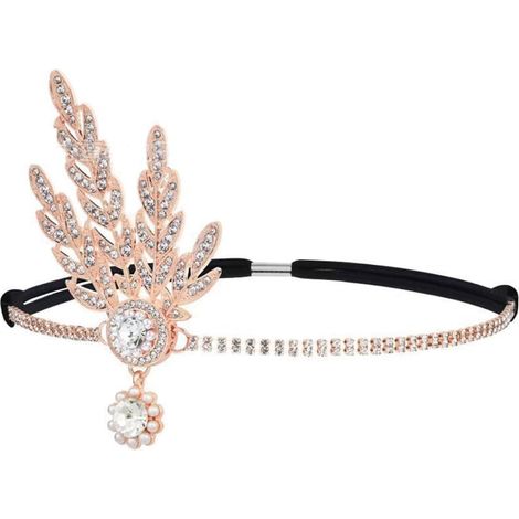 Serre-tête pour fête de mariage avec strass, diadèmes et cristaux pour filles (1/5)