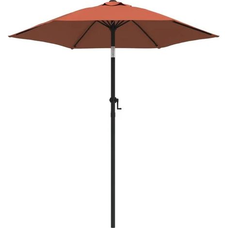 Parasol en terre cuite 200 x 224 cm, aluminium (1/5)