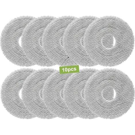 10 Pièces Serpillière Accessoires pour Dreame L10s Ultra Gen 3/Gen 2/L10s Pro Ultra Heat/X40/X50 Ultra Complete/L10s/L40/X30, pour ECOVACS T50 Pro Omni Gen2/T50 Omni,pour Roborock QV 35A/Qrevo S5V (1/5)
