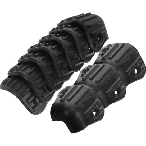 Protections d'angle en plastique noir pour amplificateur, 20 pièces (1/5)