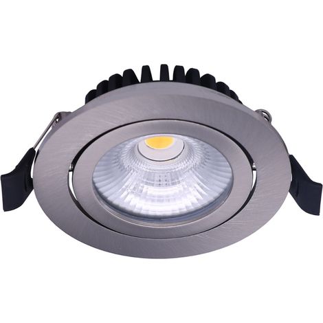Noxion LED inclinable Slim Spot Argent Ronde 6W 550lm 60D - 927
