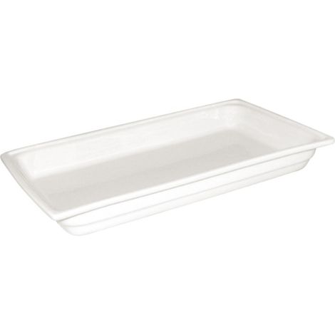 Plat en porcelaine GN 1/1 65mm - Ref U807 - Olympia (1/4)