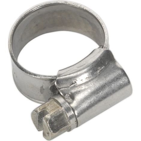 Sealey SHCSS000 Stainless Steel Hose Clip 10-16mm - Pack of 10