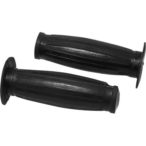 Poignées Emgo 2025/02 7/8" 22 + 25 MM, 140 MM noires (surface de préhension souple) (1/2)