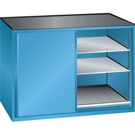 LISTA, Armoire à portes coulissantes, charge max par tablette