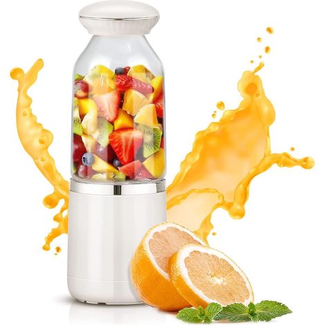 portable Mixeur Des Fruits, Mini Blender Usb Pour Smoothie,milk-shake,jus De Fruits,blender Portable 500ml 6 Lames Pour Sport Et Voyage,sans Bpa (1/5)