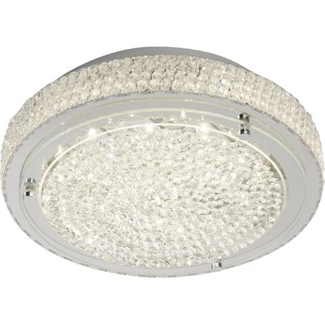 Lampada da soffitto a LED in alluminio cromato luce corridoio cucina camera da letto soggiorno illuminazione (1/4)
