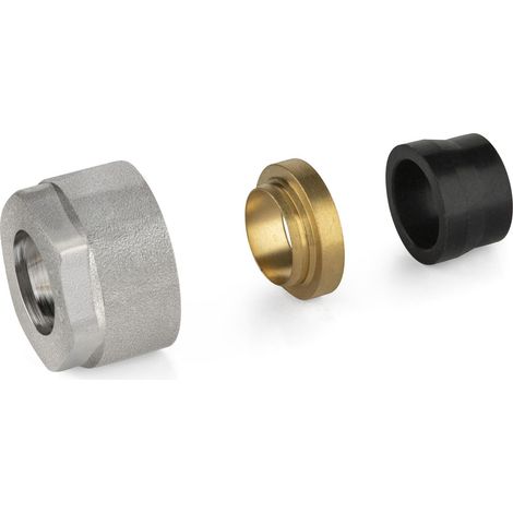 Adaptador para tubo de cobre niquelado Ø15 para válvula H APM 9100  ø 15