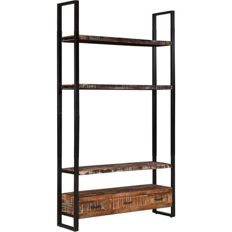 Maison Exclusive - Libreria 118x30x200 cm in Legno Massello di Recupero (1/5)