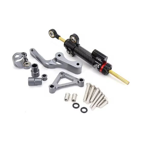 Ducati Monster 1100S 2018 - Kit de conversion pour moto : amortisseur de direction en titane pour une meilleure stabilité. (1/4)
